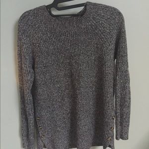 Brown Knit Sweater with buttons, worn once!